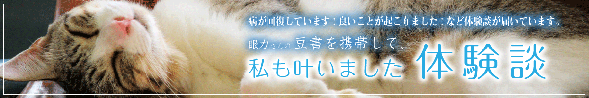 豆書「果報は寝て待て」の体験談