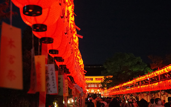 7月の伏見稲荷大社本宮祭 宵宮